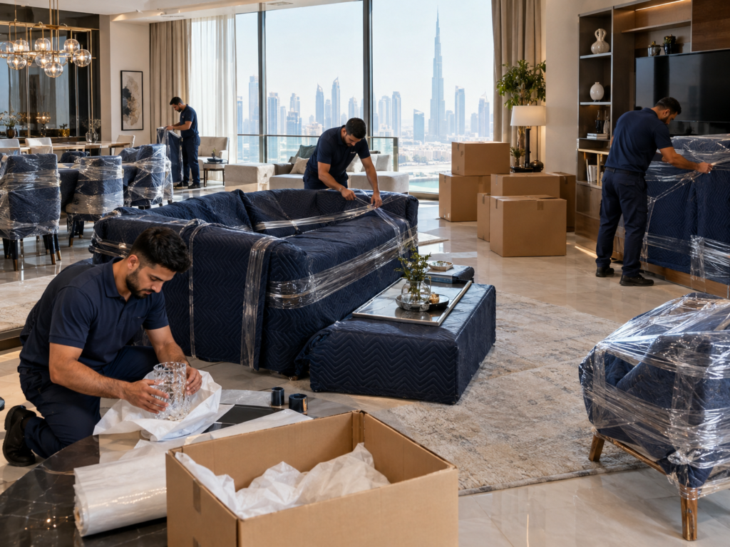 Professional international moving packing service