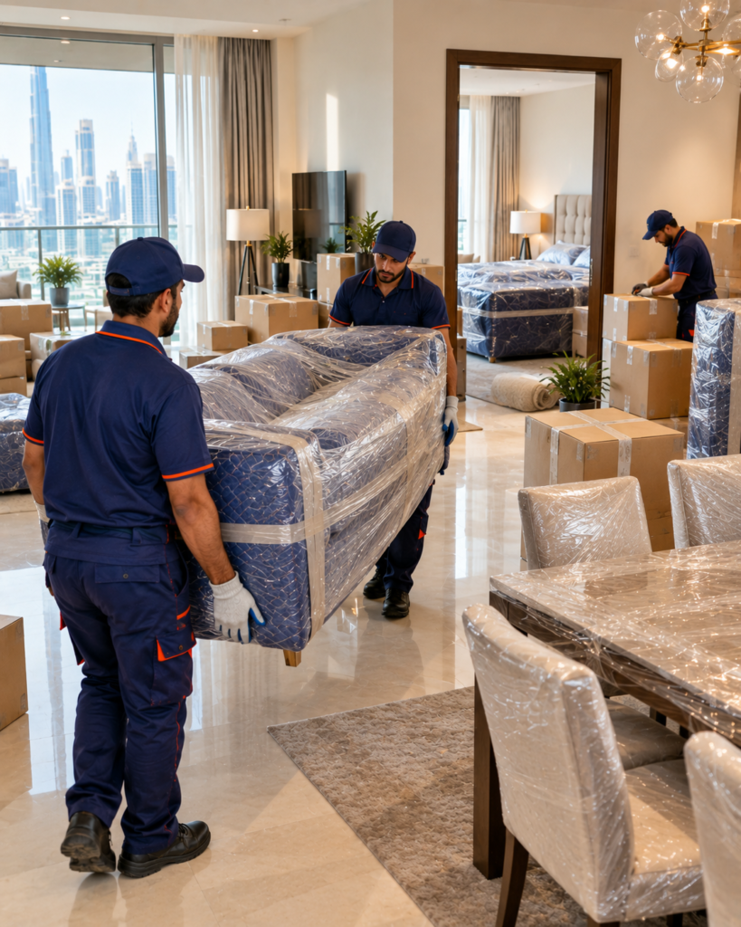 Professional family apartment moving service
