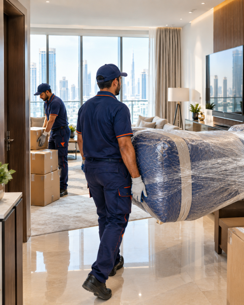 Apartment moving transportation service